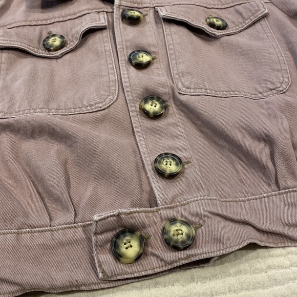 Free People Dusty Rose Denim Jacket - Picture 6 of 10